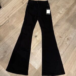 Black tape brand new, high rise, flare, size 26